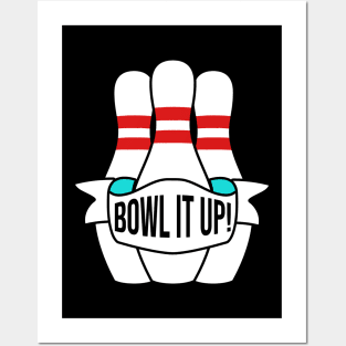 Pleasant Bowling It Up Artwork Posters and Art